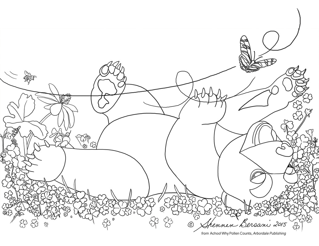 Shennen Bersani Achoo! Why Pollen Counts coloring page